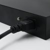 Qoltec Przełącznik sieciowy SWITCH FAST Ethernet PoE | 8x RJ45 |  2x RJ45 Uplink | 120W | 10/100 Mb/s